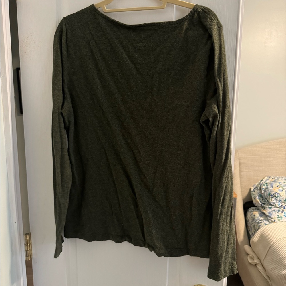 Xl j crew hunter green artist t shirt
